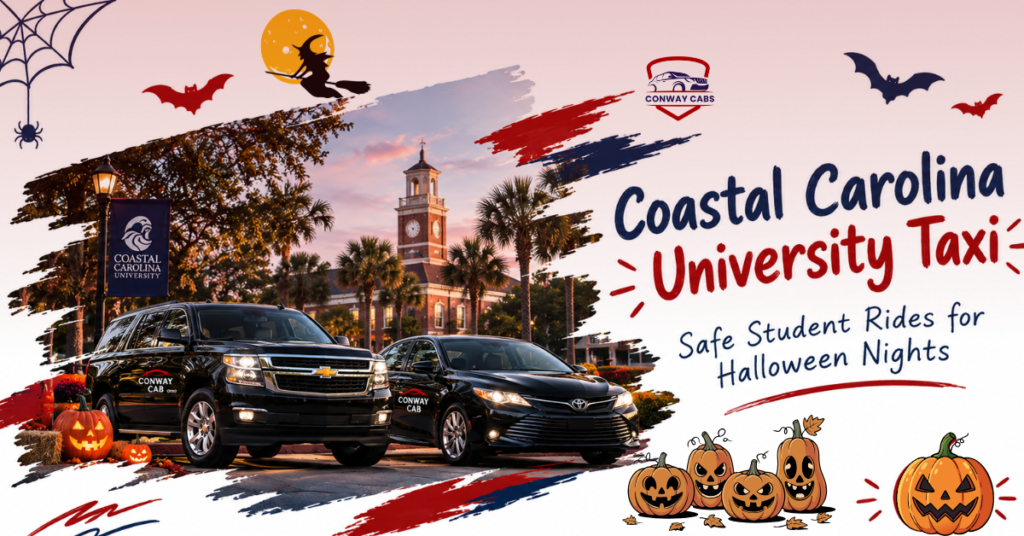 Coastal Carolina University Taxi Student Rides for Halloween